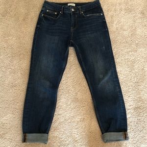 Zara dark blue skinny jeans